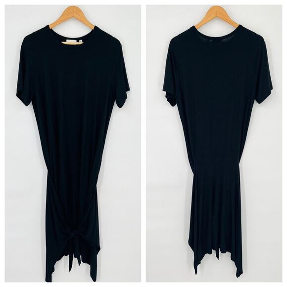 Wilfred Free Dresses & Skirts - Wilfred Free Black Midi Maxi Dress Women's Size Large